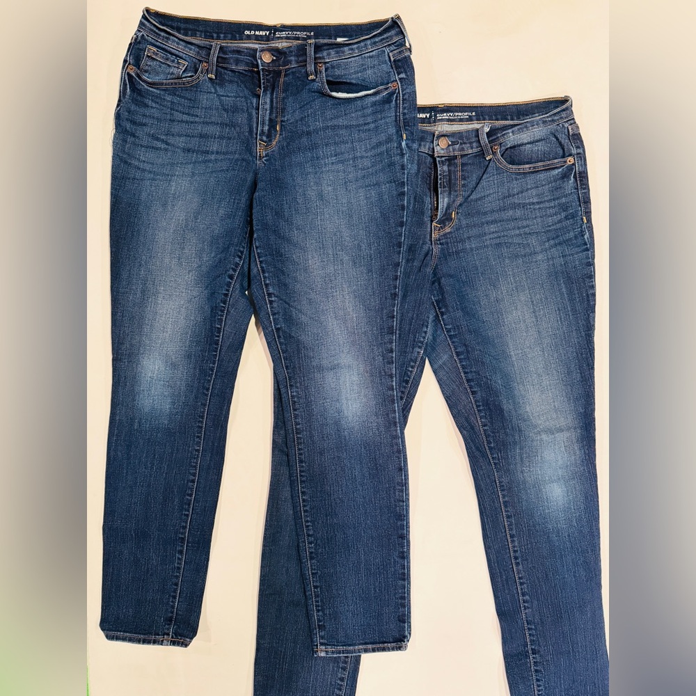 Old Navy Curvy Profile Mid-Rise 8 x2